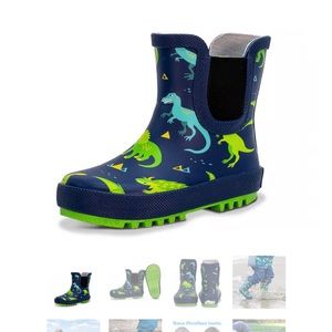 Jan & Jul 5t rain boots. Dinosaur’s